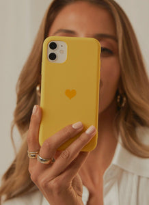 New Love iPhone Case - Yellow - Peppermayo